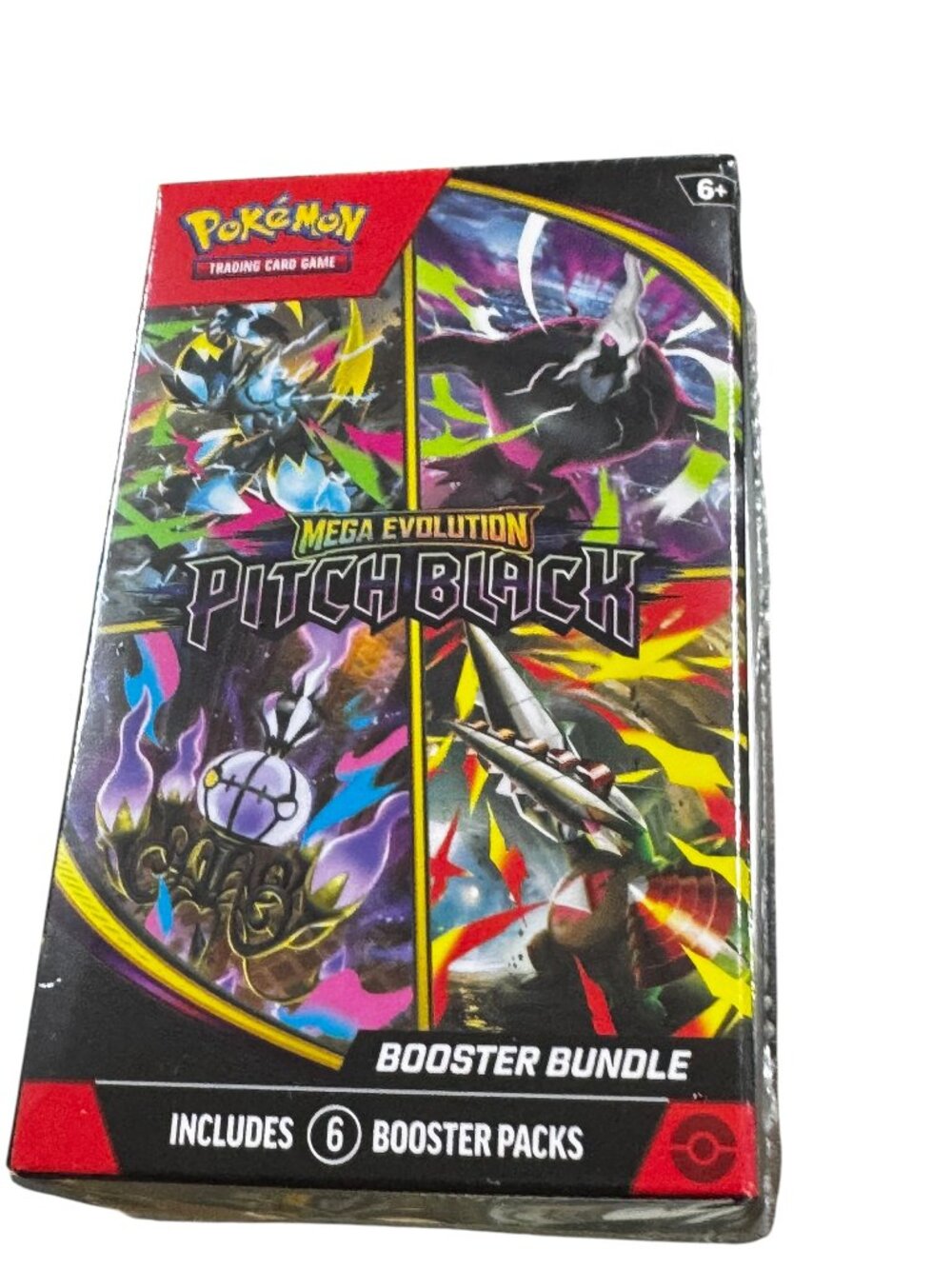 Pokémon TCG Mega Evolution Pitch Black Booster Bundle, 6 Packs